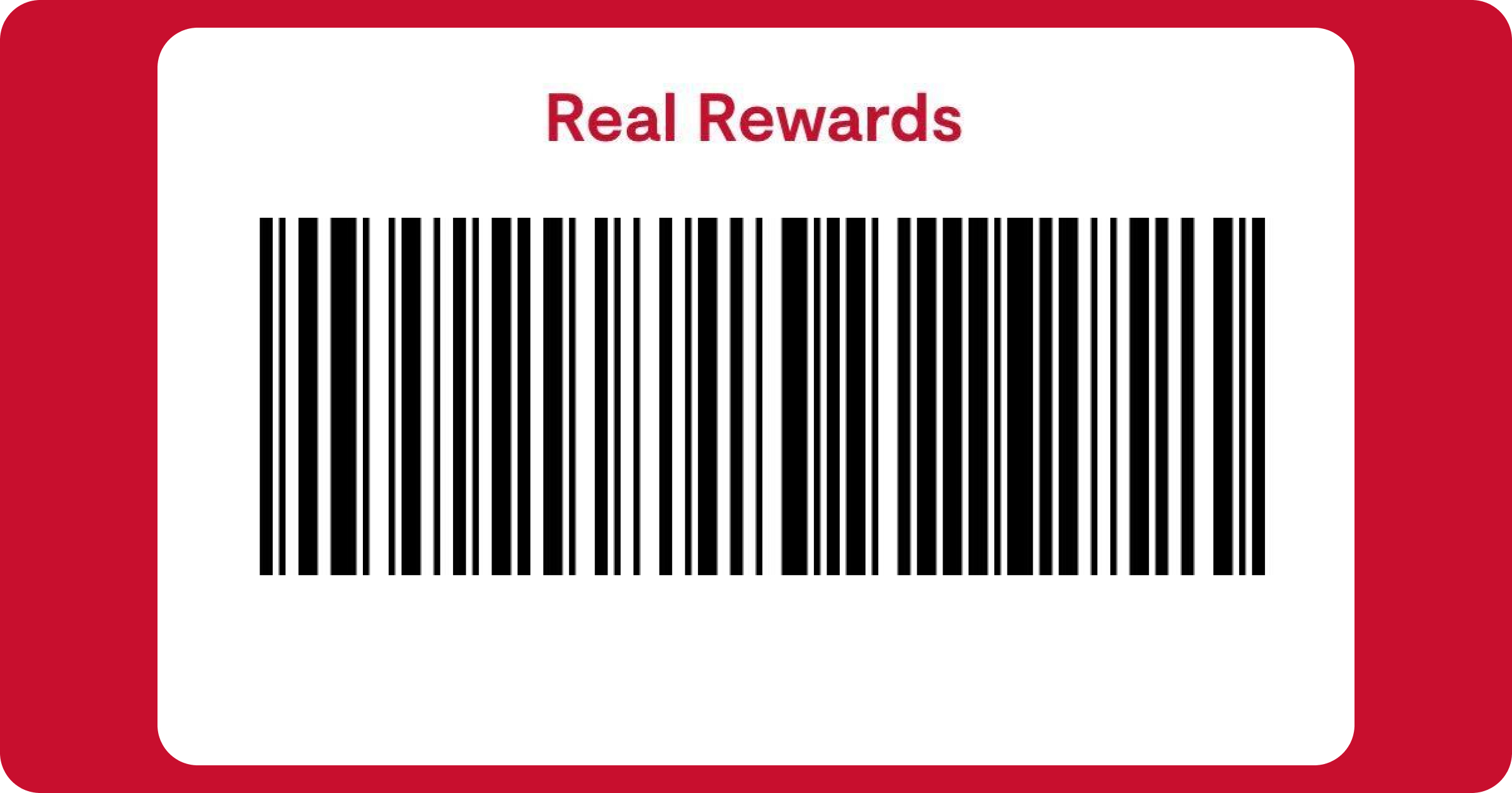 Supervalu real rewards card ireland barcode